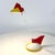 Postmodern Red and Yellow Toucan Table Lamp from Brilliant Leuchten, Germany, 1980s For Sale - Image 12 of 12