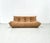 Animal Skin French 3-Seater Togo Sofa in Camel Leather attributed to Michel Ducaroy for Ligne Roset For Sale - Image 7 of 13