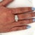 Metal Mid 20th Century 4.83 Carat Cushion Cut 3-Stone Lab Grown Diamond Ring in 14k Gold and Platinum Size 7.5 For Sale - Image 7 of 7