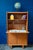 Vintage Chevron Marquetry Secretaire in Oak, 1950s For Sale - Image 11 of 18