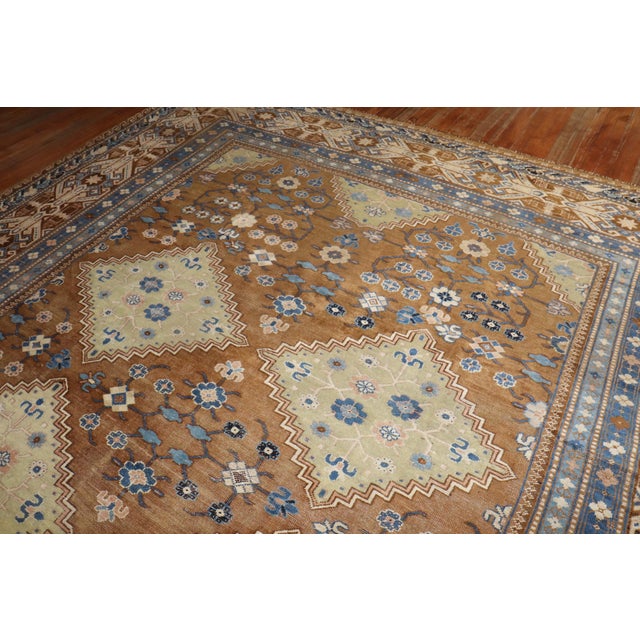 Antique Zabihi Collection Khotan Rug - 10'10" x 13'7" For Sale - Image 10 of 12