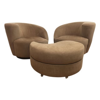 “Nautilus” Chairs Vladimir Kagan for Directional For Sale