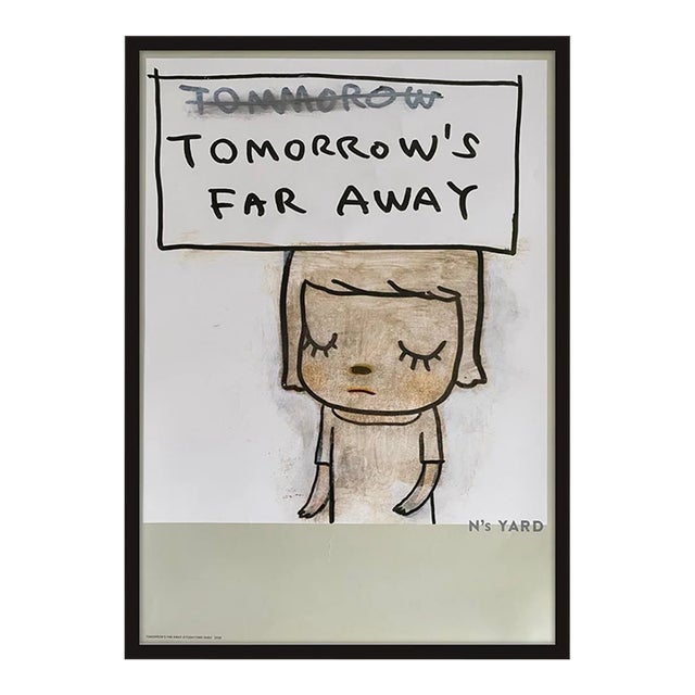 Yoshitomo Nara, Tomorrows Far Away, 2020 - Black Frame For Sale