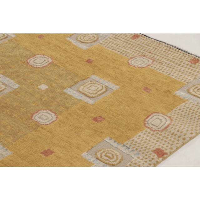 Rug & Kilim Rug & Kilim's Oversized Scandinavian Style Rug With Textural Pattern For Sale - Image 4 of 11