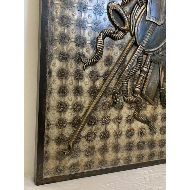 Carved Resin Attra Wall Art on Wood by Lam Lee For Sale - Image 9 of 11