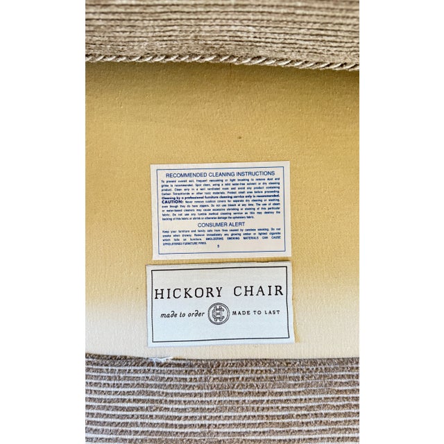 Textile Marler Tufted Chair From Hickory Chair For Sale - Image 7 of 9