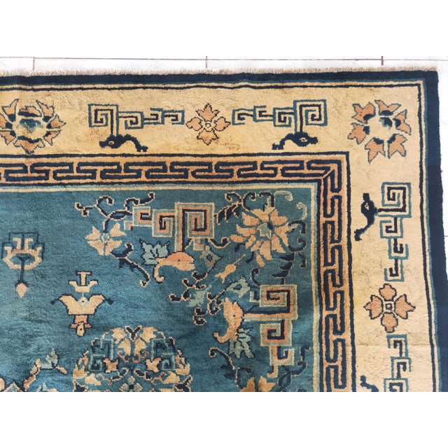 1900 - 1909 Early 20th Century Chinese Peking Carpet ( 7'10" x 9'10" - 240 x 300 ) For Sale - Image 5 of 12