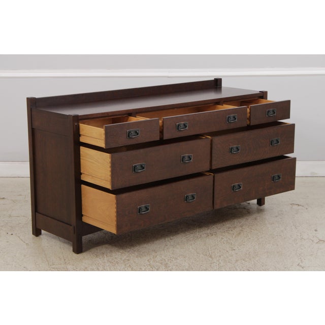 Stickley Stickley Mission Oak Arts & Crafts Dresser For Sale - Image 4 of 17