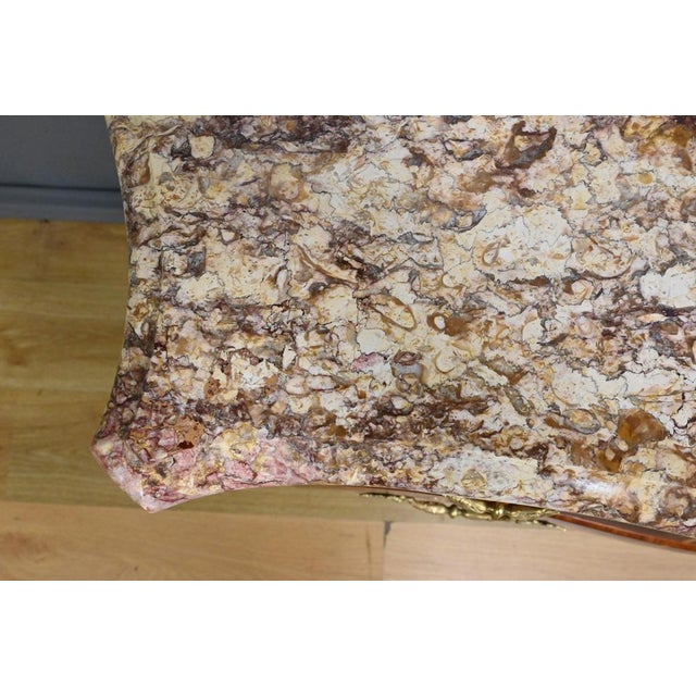 Early 20th Century Louis XV Marquetry Commode For Sale - Image 6 of 18