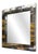 Italian Modern Square Wall Mirror in Chrome Metal, 1970s For Sale