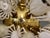 Gold Snowball Hanging Lamp attributed to Emil Stejnar for Rupert Nikoll, 1950s For Sale - Image 8 of 13