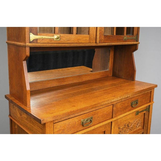 Art Nouveau Sideboard in Oak, Early 20th Century For Sale - Image 9 of 18