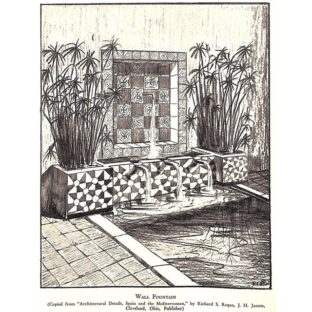 "Patio Gardens" 1929 Fox, Helen Morgenthau For Sale - Image 13 of 17