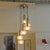 Metal Cascading German Glass & Nickel Chandelier 1970 For Sale - Image 7 of 10