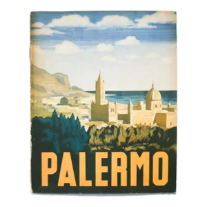 1937 Italian Travel and Tourism Pamphlet, Palermo