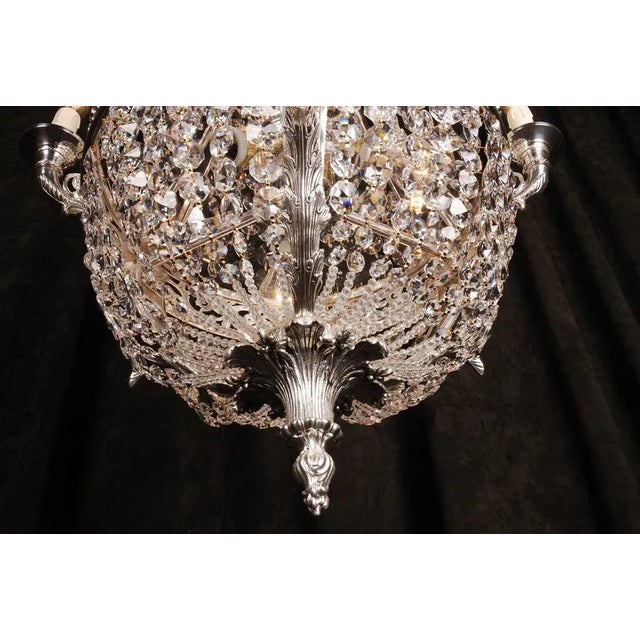 20th Century Biedermeier Basket Chandelier For Sale - Image 5 of 10
