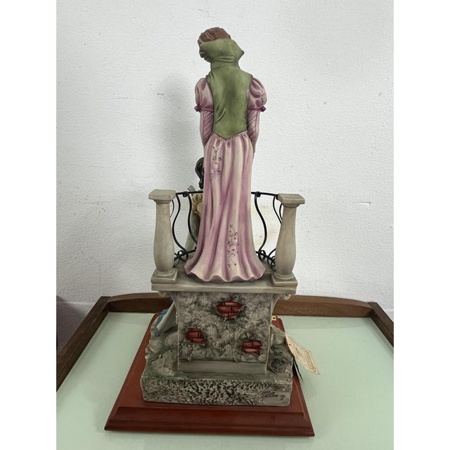 Large Mid-Century Porcelain Romeo and Juliet from Capodimonte, 1960s For Sale - Image 12 of 15