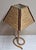 Vintage Rope Table Lamp with Handmade Raffia Shade from Lamplove, 1980s For Sale - Image 4 of 11