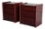 Pair of Vintage Danish Modern Wooden Nightstands / Bedside Tables For Sale