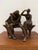 Rare signed bronze sculpture by renowned Czech-Canadian sculptor Lea Vivot, dated 1974 and numbered 5/7. This intimate...