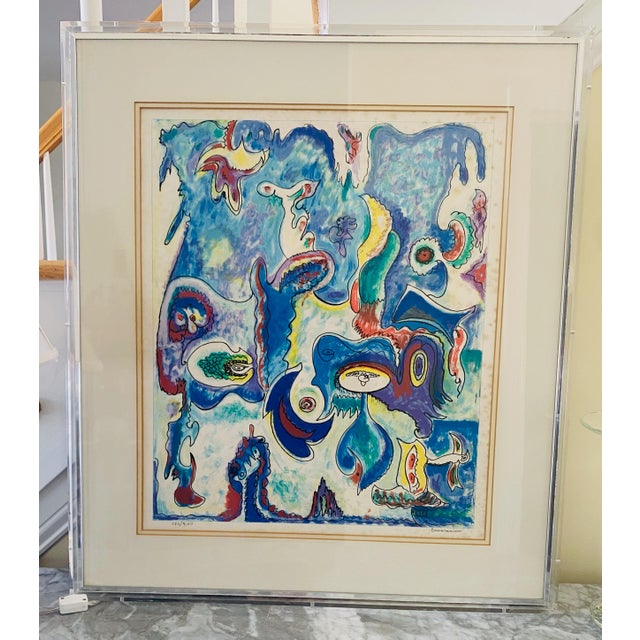 1960s 1960's Original - By: Stephen Sacklarian - Expressionist Artist a "Signed Limited Edition Genesis Iv”; 180 / 200 For Sale - Image 5 of 8