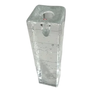 1970s Arkipelago Glass Icicle Candle Holder Timo Sarpaneva Iittala Finland