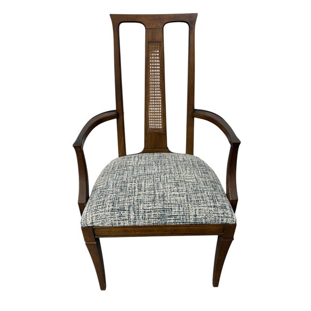 Mid-Century Modern Mid-Century Modern Cane Back Dining Chairs - Set of 6 For Sale - Image 3 of 8