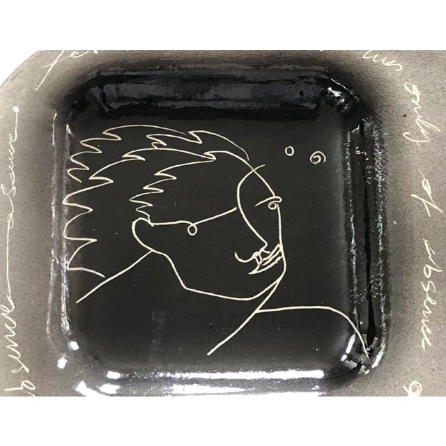 Art Pottery Serving Dish For Sale - Image 4 of 6