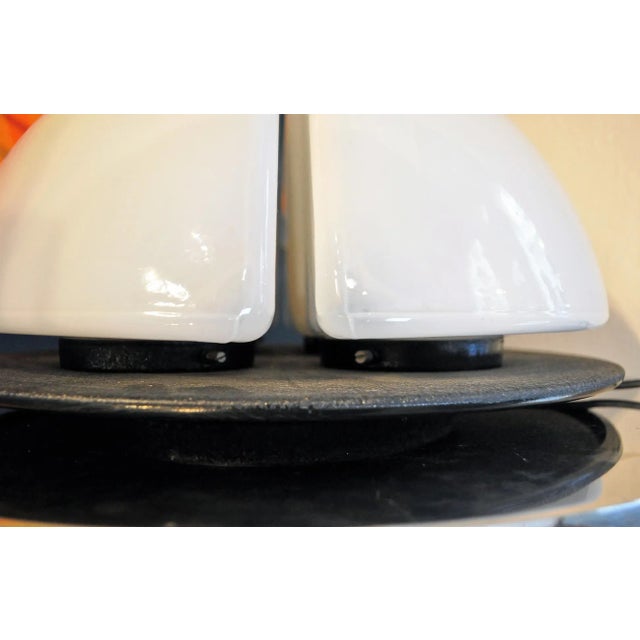 Metal Murano Glass Table Lamp by Giorgio De Ferrari for VeArt, 1970s For Sale - Image 7 of 8