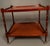 1990s Councill Craftsmen Mahogany Hepplewhite Style Two-Tier Side Table With Brass Casters, Circa 1990 For Sale - Image 5 of 11