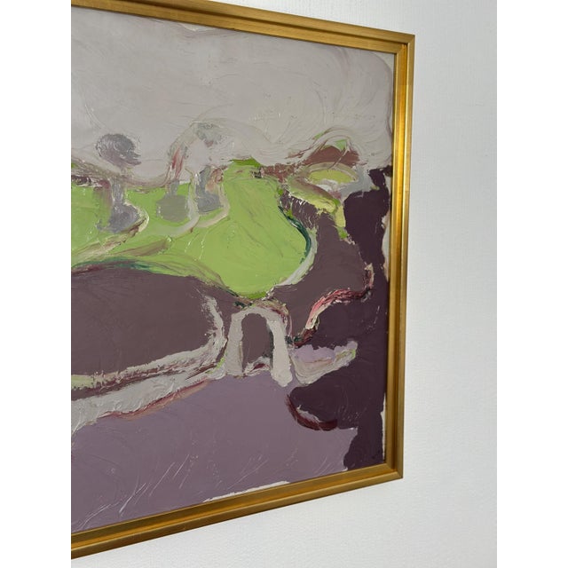 Rolf Magnusson, Waves of Color, 1960s, Oil on Canvas, Framed For Sale - Image 12 of 18