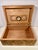 Cuervo Y Sobrinos Swiss-Made Polished Maple Wood Watch & Cigar Presentation Box For Sale - Image 9 of 13