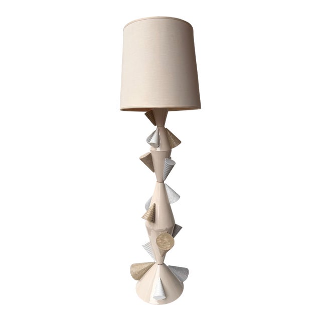 Contemporary Ceramic Cones Floor Lamp by Antonio Cagianelli, Italy For Sale
