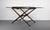 A stylish server / bar cart in walnut with exquisite sculpted legs. Designed by Cesare Lacca for Baker Furniture. A metal...