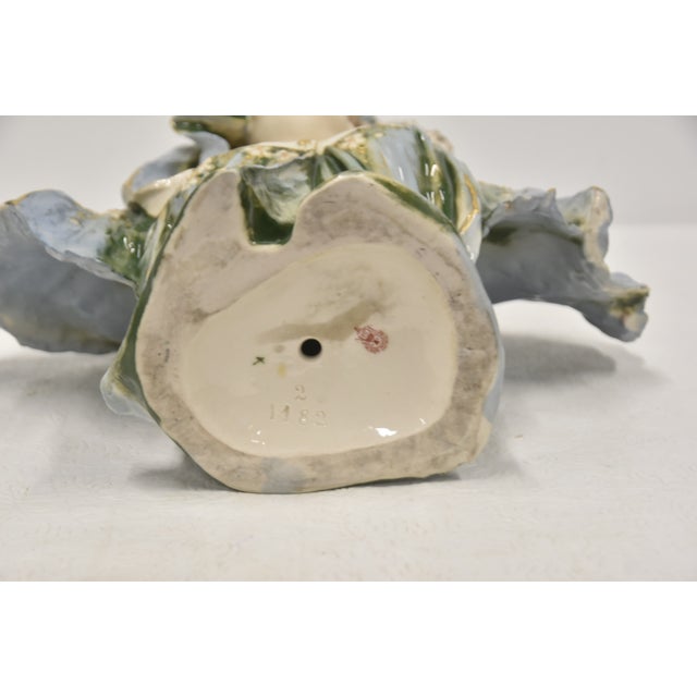 Early 20th Century Glazed Turn Tepltiz Amphora Bust of Woman For Sale - Image 10 of 14