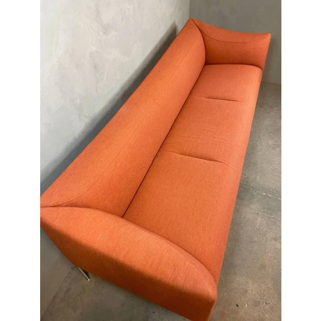 Textile 1960s ‘Bow’ Sofa - Modern Sculptural Danish Design Attributed to Anderssen & Voll for Erik Jørgensen For Sale - Image 7 of 9