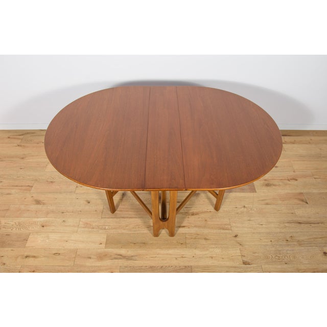 Mid-Century Modern Round Drop Leaf Dining Table from Jentique, United Kingdom, 1960s For Sale - Image 13 of 18