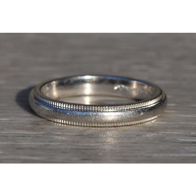 Contemporary The Venado: Ladies Tiffany & Co. Platinum Eternity Wedding Band For Sale - Image 3 of 7