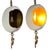 Antique Abstract Egg Shaped Shade With Sculptural Dragon Goddess Finial Pendant Light For Sale - Image 9 of 18