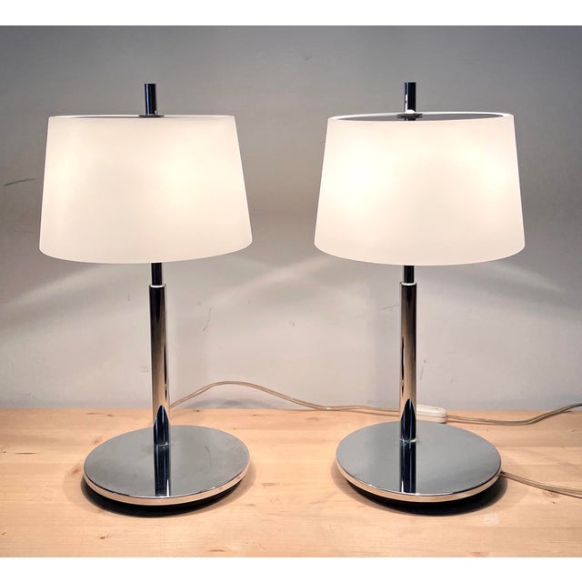 2000 - 2009 Vintage Table Lamps from Fontana Arte, 2004, Set of 2 For Sale - Image 5 of 18