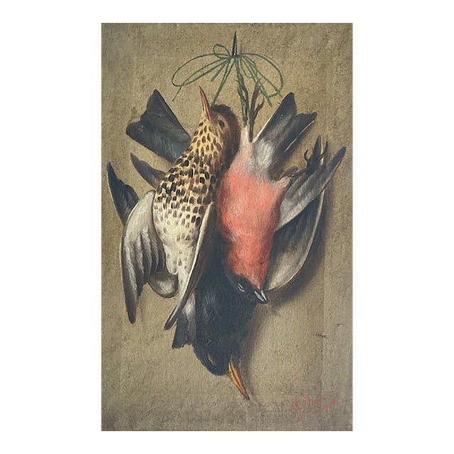 19th-Century French Nature Morte De Chasse (Hunting Still Life) - Attributed to Louis Aimé Japy (1839- 1916) For Sale