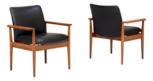 Early Model 209 Diplomat Chairs by Finn Juhl for France & Søn / France & Daverkosen, Denmark, 1955-1965, Set of 2