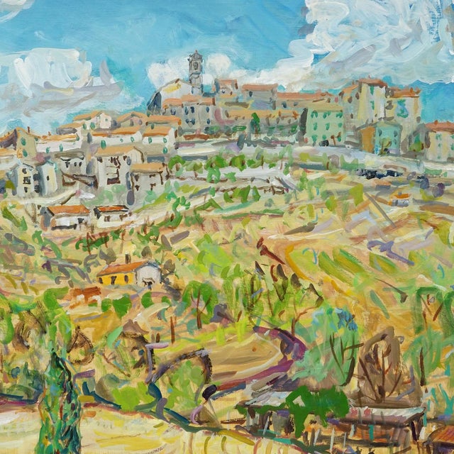 Impressionist Alexander Michael Oil Painting – Prata in Tuscany, 1998 For Sale - Image 3 of 7