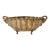 Vintage Brass Ram Head Footed Bowl Centerpiece Jardiniere Cache Pot Hollywood Regency Decor For Sale