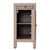 Wood Nora 12 in. W Rectangular Wood 1 Door Narrow End Table with Pull-Out Tray, Antique Taupe For Sale - Image 7 of 11