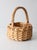 Vintage Wicker Gathering Basket For Sale - Image 11 of 12
