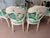 1960s Mid 20th Century Palm Beach Lotus Dining Chairs For Sale - Image 5 of 10