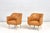 Mid-Century Modern Dunbar Leather and Brass Lounge Chairs by Edward Wormley, 1960 For Sale - Image 3 of 8