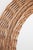 Wood Mid-Century Modern Oval Wall Mirror in Hand-Woven Willow, 1960s For Sale - Image 7 of 10