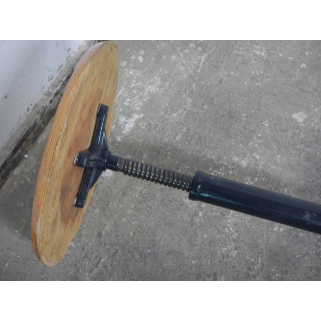 Black Vintage Three-Foot Stool, 1960 For Sale - Image 8 of 9